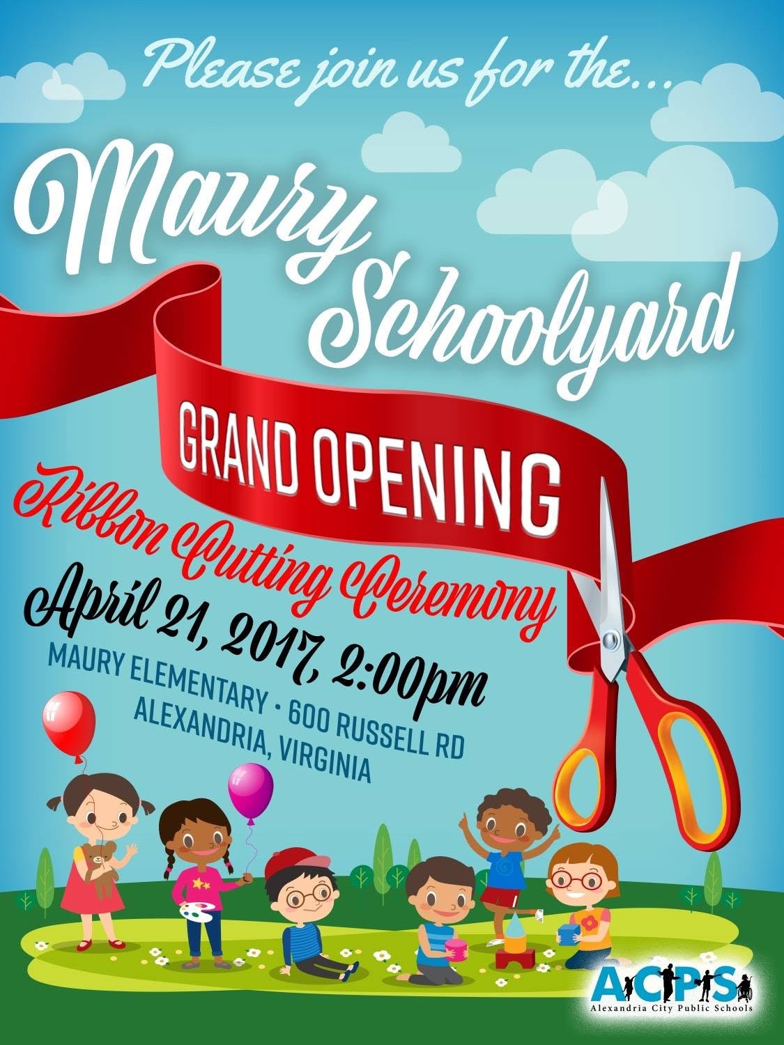 Maury Schoolyard Grand Opening celebration, 2017